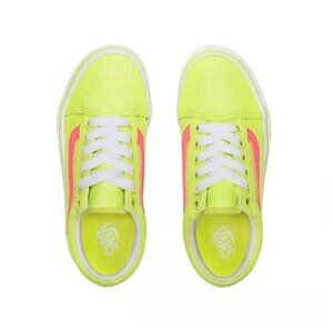 Vans Old Skool (Neon Glitter) Yellow Shoes